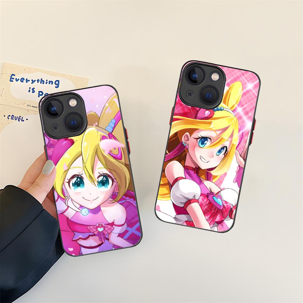 Sakura Uta Cure Idol Silicone Mobile Phone Case for iPhone 17 16 15 14 13 12 11 X XR XS Air Pro Max Plus Mini Colorful Cover