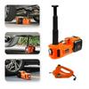 3 In 1 5ton Car Floor Jack Electric Hydraulic Car Jack 12V with Inflator Pump LED Light for Truck Tire Repair Tool QZ001