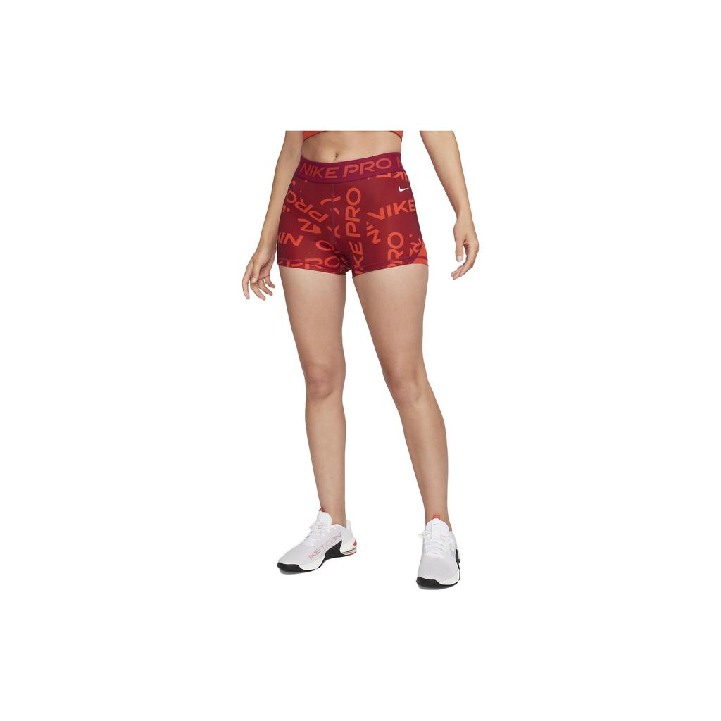 New Nike Sports Shorts Women's Noble Red FB5457-620