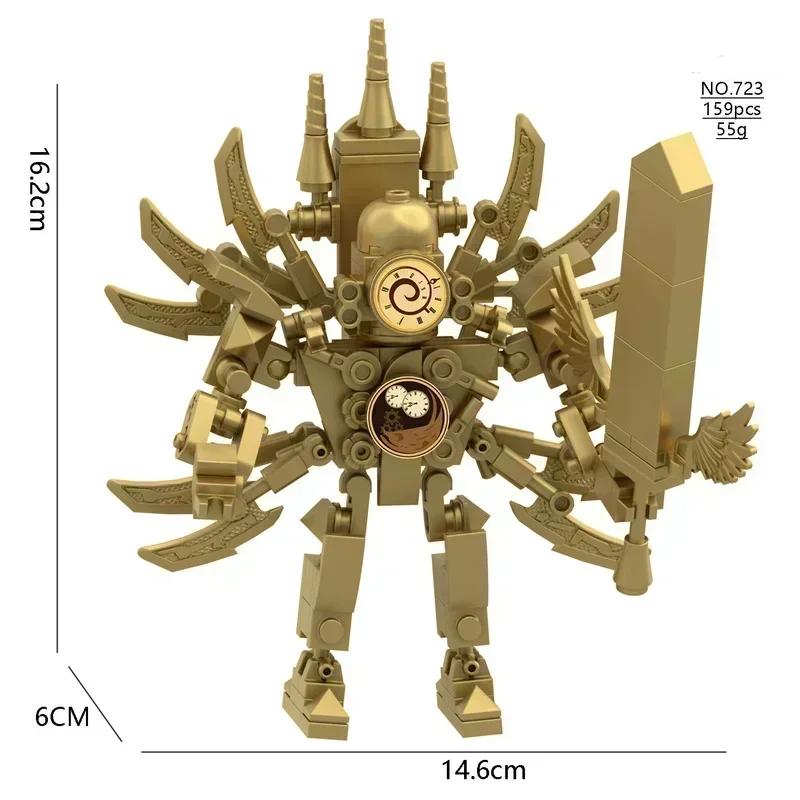 Titan ClockMan Upgrade Blocks TVman Mini Blocks Titan Dragon Drillman Titan Cameraman Building Dark Clock Man Blocks Mini Figure