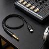 USB C To 6.35mm 1/4 Inch TRS Cable USB C To 6.35mm TRS Stereo Audio Cable for Smartphone Laptop Link To Amplifier Speaker