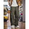 American Retro Mountain-Style Functional Wide-Leg Work Pants for Men, Spring and Autumn Loose Pants, Export Men's Casual Long Pants