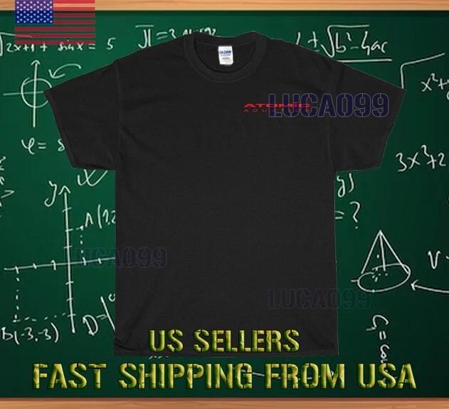 НОВАЯ ФУТБОЛКА ATOMIC AQUATICS SCUBA DIVING RACING LOGO Футболка СМЕШНАЯ РАЗМЕР S-5XL M