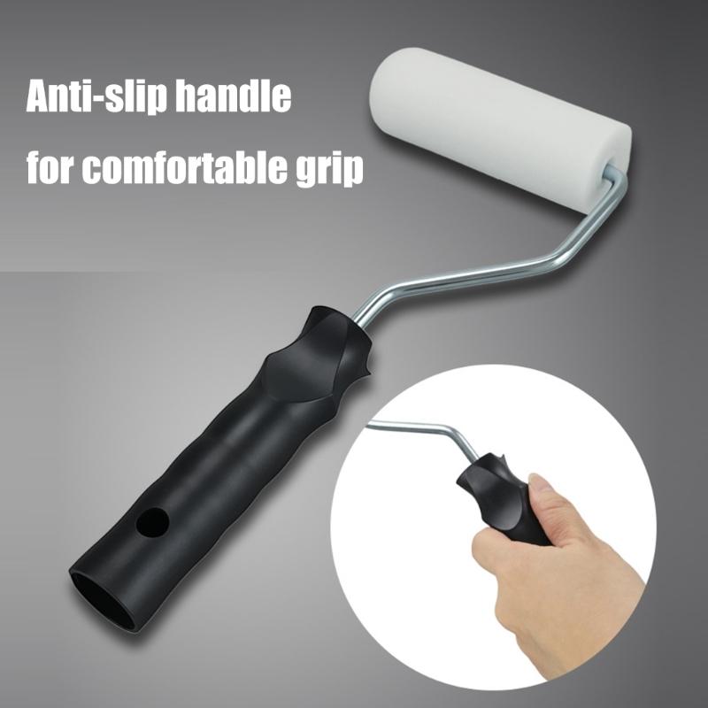 Zestaw 12 sztuk Mini wałków malarskich Gęsta pianka Pokrowce zamienne i rama Wałki do renowacji mebli do metalowych półek