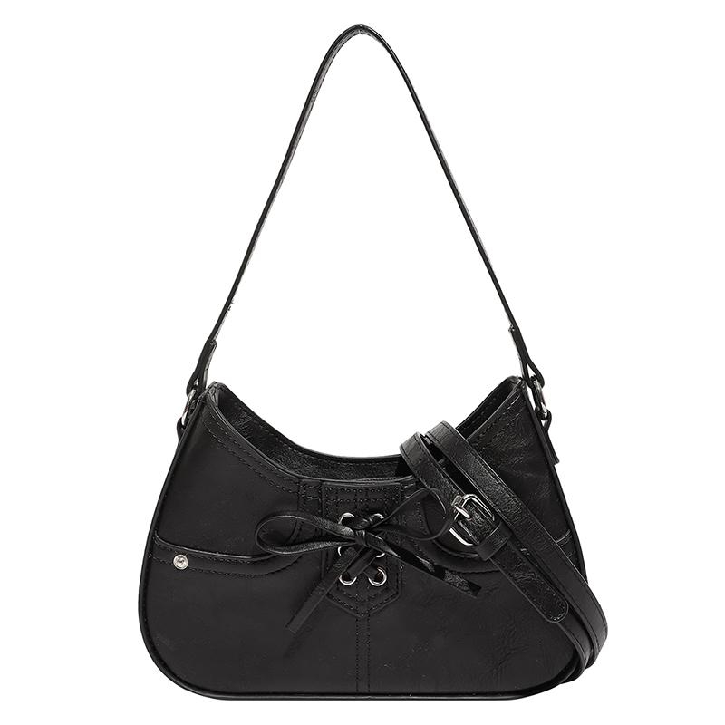 

2025 Autumn Fashion New Solid PU Square Shoulder Bags Hot Trendy Super Cool Unique Design Popularity Crossbody Bags for Women чёрный