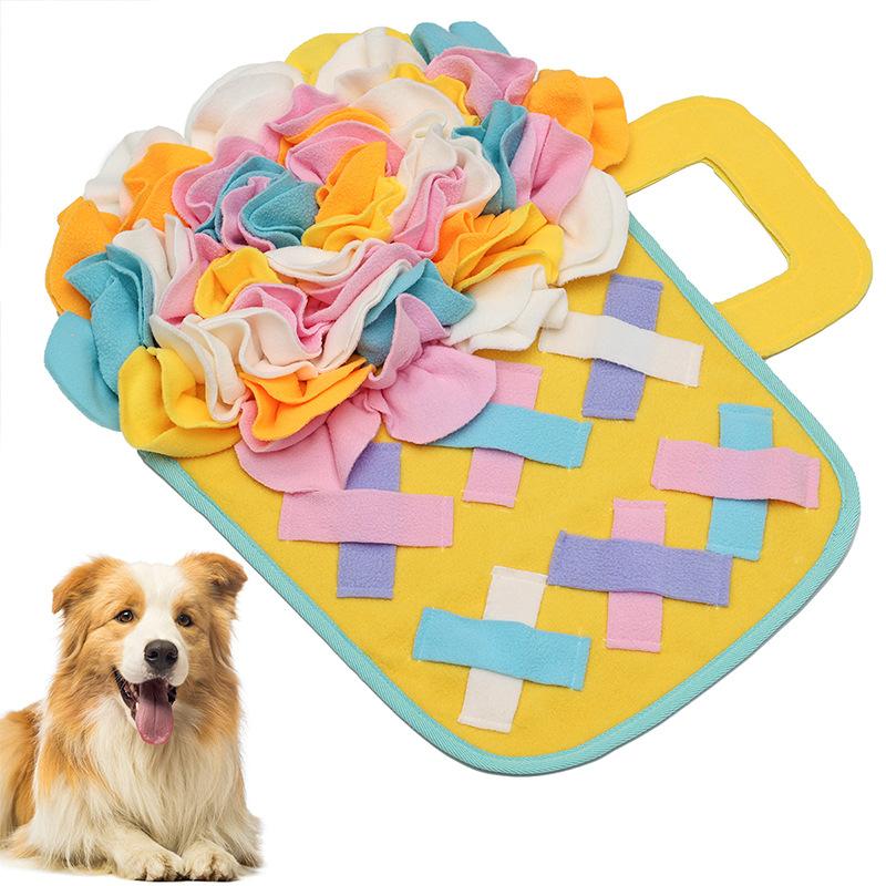 

Pet Dog Toy Set Interactive Food Dispensing Teething Toys Chew Squeaky Toy for Small Medium Dogs 50X46CM жёлтый