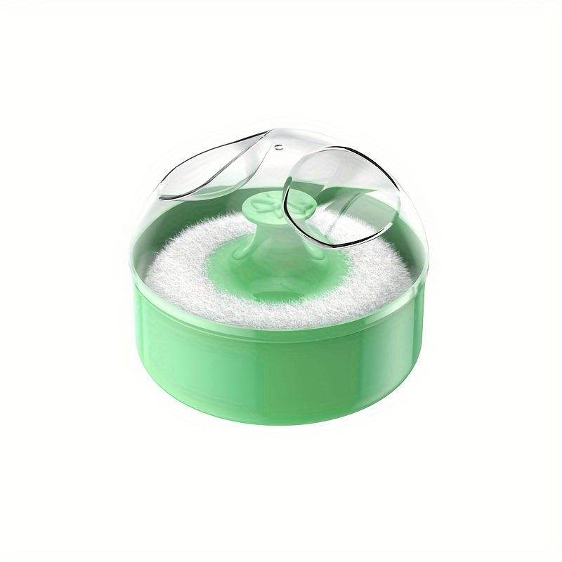 1pc Portable Refillable AfterBath Loose Powder Case Soft Sponge Puff Cosmetic Jar for Face Body Talcum Makeup Storage Holder