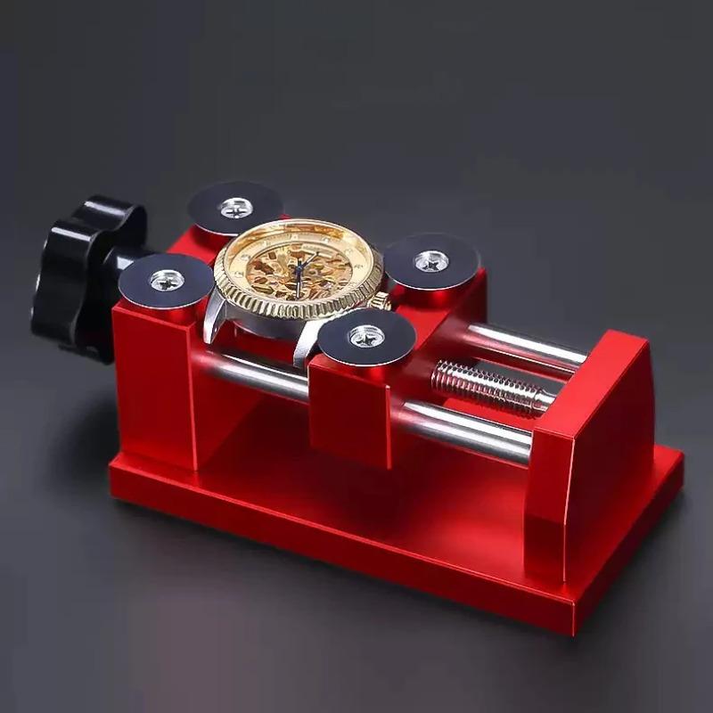 Lünettenentferner Uhrenlünettenentferner 4 Runde Klingen Öffner Uhrmacherwerkzeug für Reparatur Wartung Uhrenlünetten-Baffle-Entfernungswerkzeug.