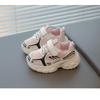 Spring new children's sports shoes mesh breathable boys running shoes soft sole girls dad shoes
