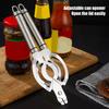 Stainless Steel Kitchen Multi-Functional Bottle Opener Anti-Slip Screw Cap Opener