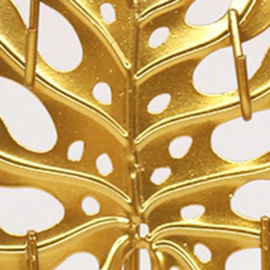 Tvar listu Železný stojan na šperky Stojan Náušnice Náhrdelník Organizér na náramek