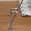 color ceramic Kitchen Ladle Spoon Rest Holder with Polished Stainless Steel Rack