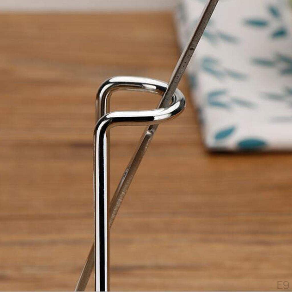 color ceramic Kitchen Ladle Spoon Rest Holder with Polished Stainless Steel Rack