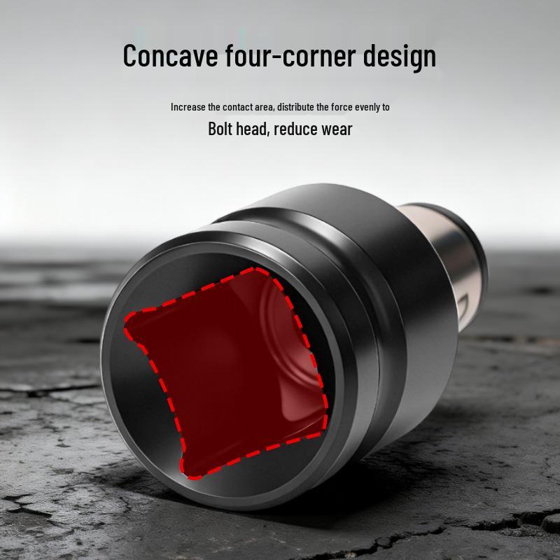 Electric Drill Bit Adapter: 1/2 to 1/4" Telescopic Wrench Extension Bar