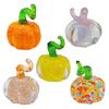 Tiny Blown Glass Pumpkin Figurine Ornament Festival Table Decoration Gift For Thanksgiving Party Supplies