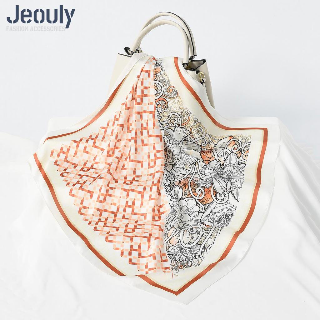 Cross-Border 70cm Silk Cashew Print Scarf - Autumn/Winter Women's Fashion Headscarf