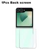 9in1 Back Tempered Glass Case For Samsung Galaxy Z Flip 5 6 Flip6 ZFlip6 Screen Protector Film Camera Lens Protective Glass Film