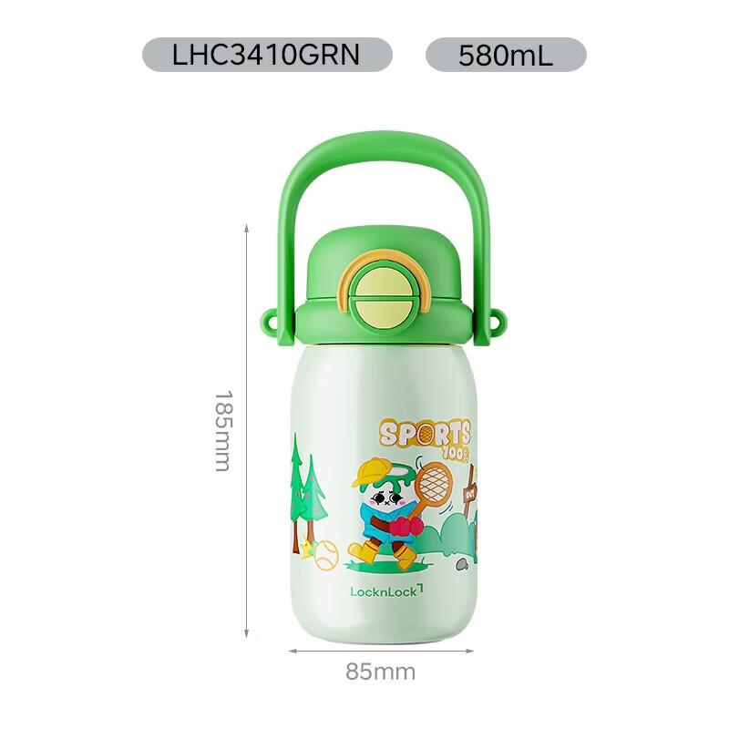 

LOCK&LOCK Kids Stainless Steel Thermos Mug with Straw