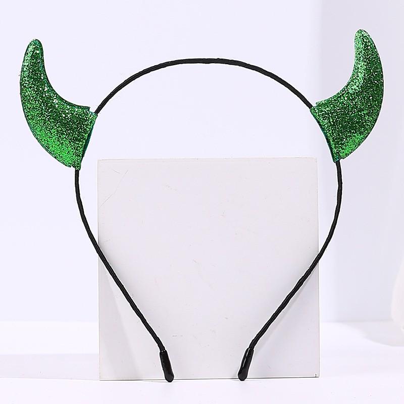 Halloween Devil & Spiderweb Headband with Bat Clip - Ghost Festival Party Costume Accessory