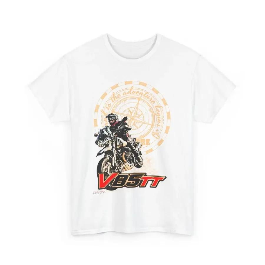 537 Włochy Mg Motocykl V85 Tt Koszulka T-shirt Unisex Top dla Kierowcy Dla Fanów Prezent Wyścigowy