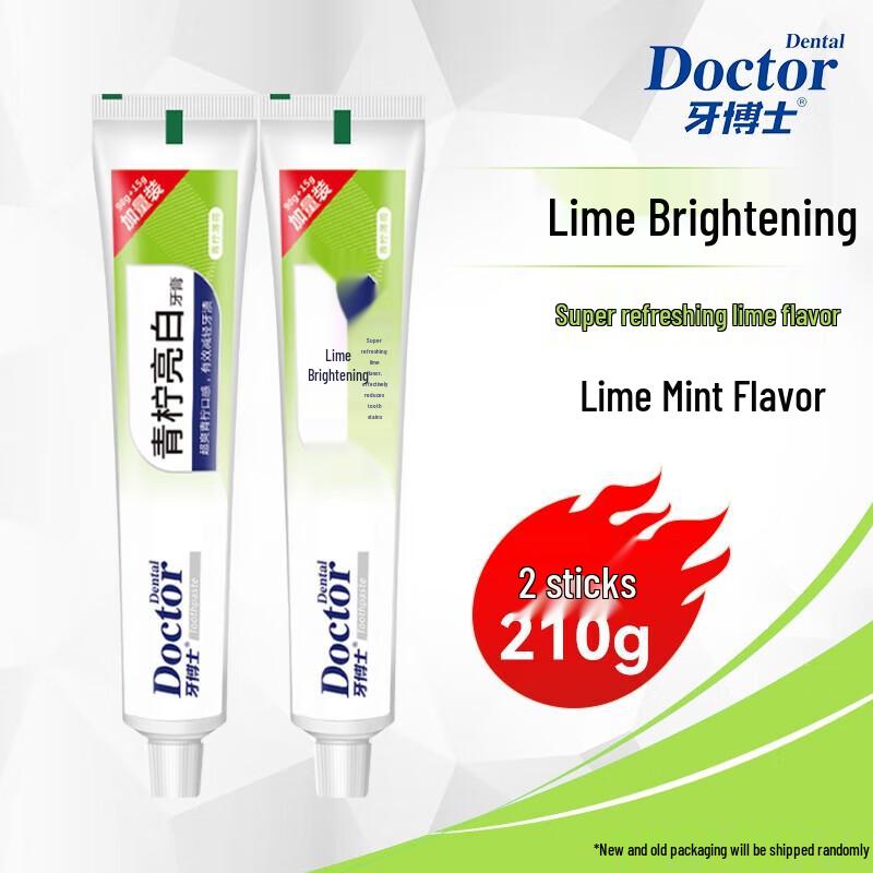 

Yaboshi Lime Whitening Toothpaste Duo Pack
