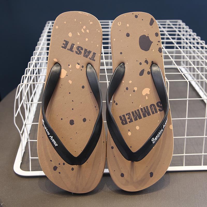 

Fashion New Men s Anti-Slip Flip Flops Trendy Couples Beach Sandals Unique Patterns Durable Outdoor Unisex Summer Slides for Casual Wear 38-39