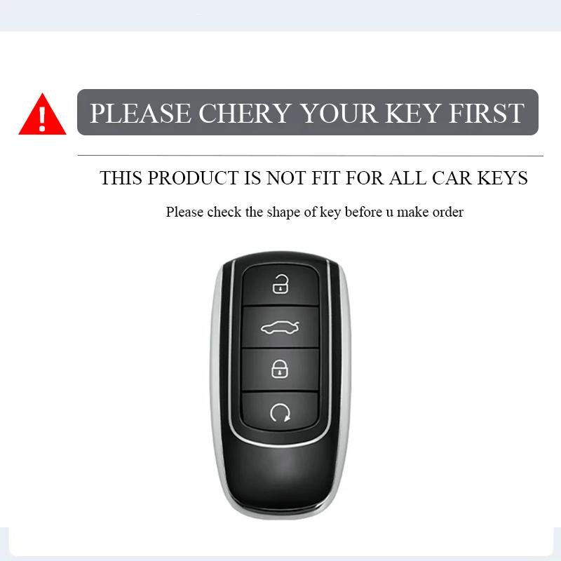ABS Car Key Case Cover for Chery Tiggo 8 Pro Tiggo 8plus New 5 Plus 7pro Omoda 5 Car Key Protector Shell Fob Accessories