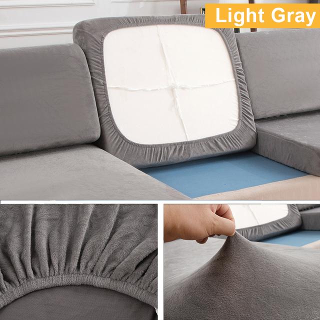 

Плюшевый чехол для диванной подушки для гостиной, угловой чехол для дивана, эластичный чехол для дивана, эластичный чехол для спинки сиденья 1pc Seatback cover