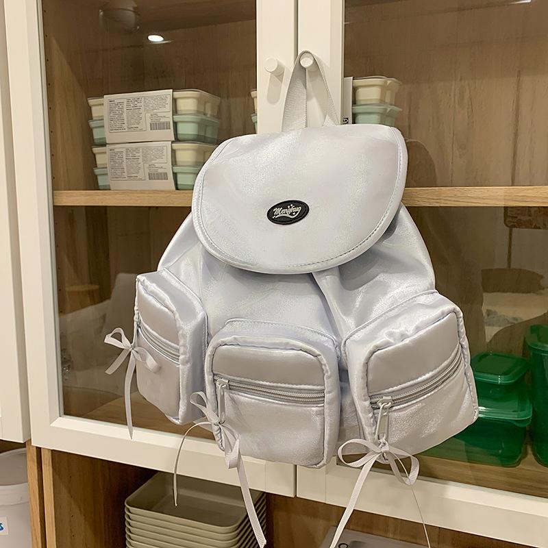 

New Spring Lazy Cute Girl Backpack New Ins Student Fashion Lightweight Small Fresh Backpack .