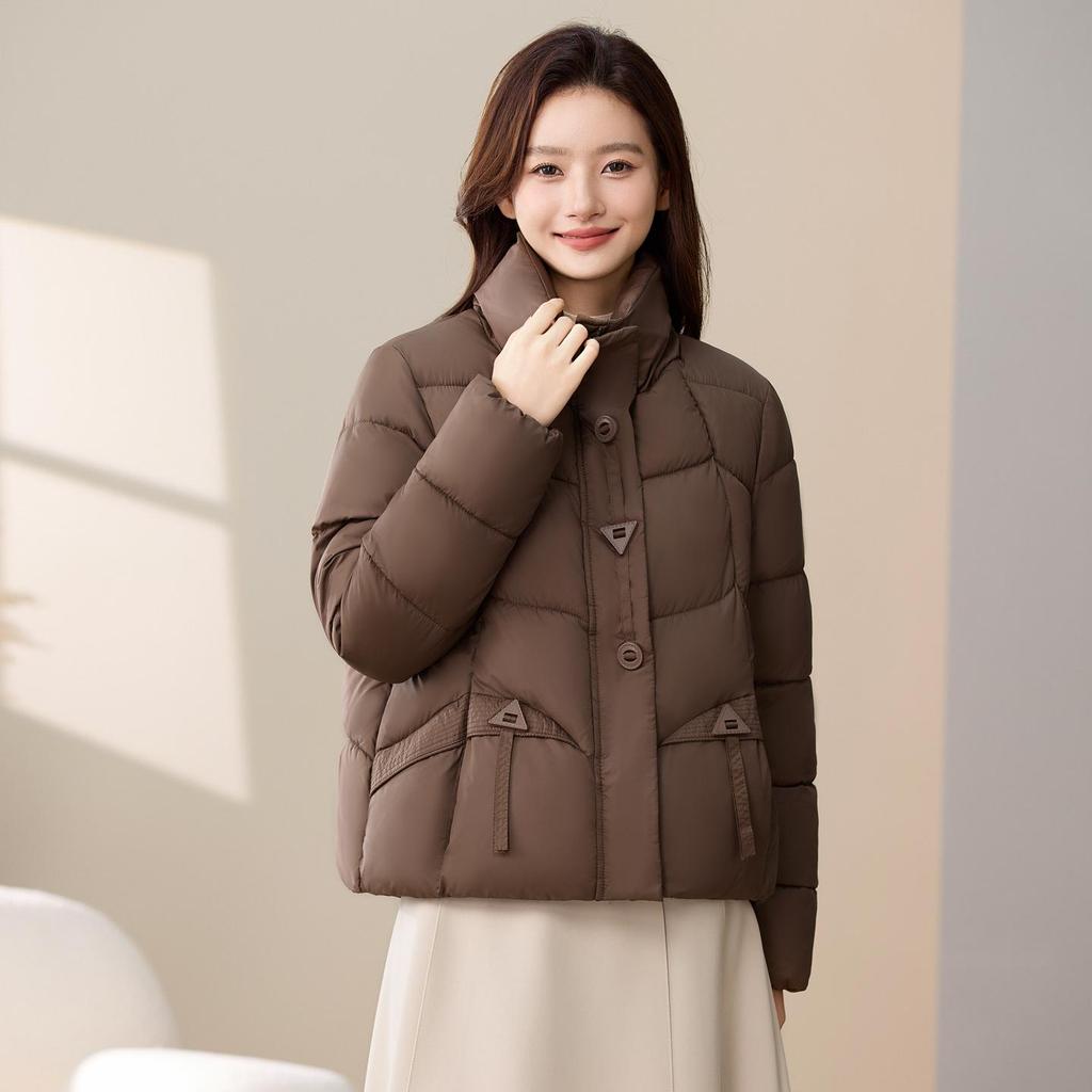 Autumn Winter Thicken Warm Parka Women Casual Sweety Solid Color Big Pocket Loose Jackets Outwear