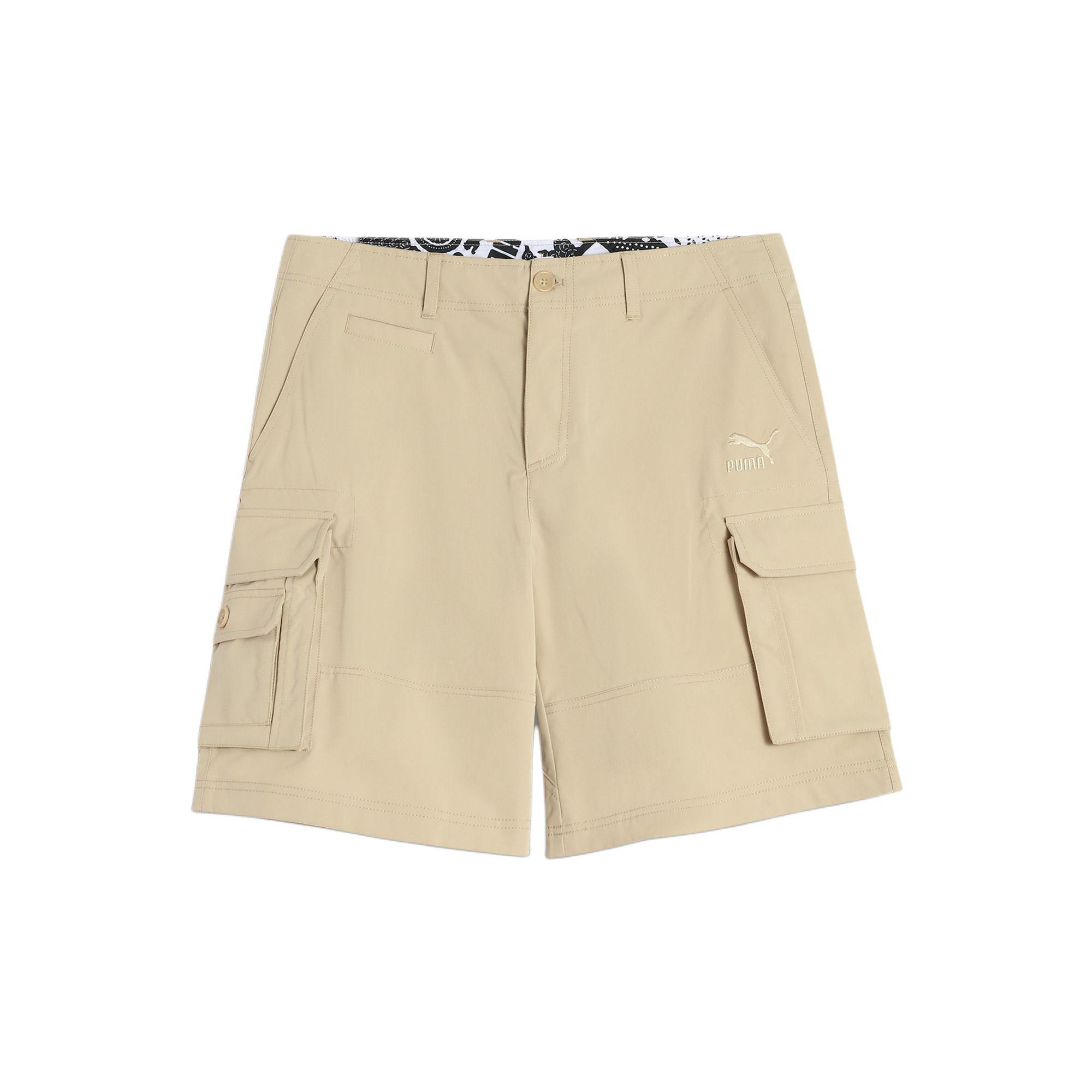 

PUMA Men s Classics Cargo Shorts Beige 677388-88 S