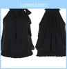 Elegantes Damen Ärmelloses Lotus Chiffon Hemd, das zeitlosen Stil für Bürokleidung ausstrahlt