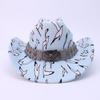 Word top woolen top hat retro bull head accessories western cowboy hat European and American sunshade versatile fashion jazz hat