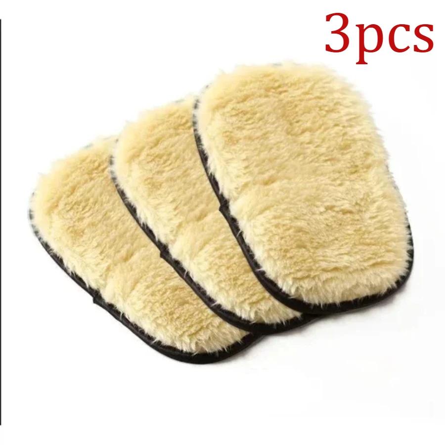 Imitation Wool Wash Gloves 2/3/5pcs - Plush Car, Thickened Wipe, Waxed Polished, Cleaning Products, Car Beauty, Wash Tools