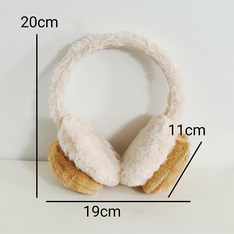 Cute Plush Capybara Earmuffs Warmer Ear Cover For Women Men Winter Warm Earflaps Outdoor Cold Protection Cycling Ear-Muffs