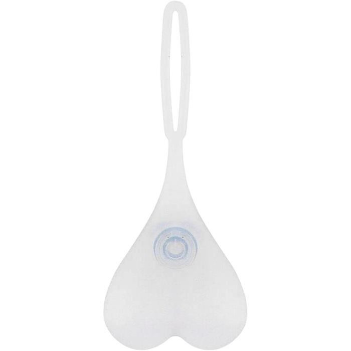 Feu arrière de vélo - Coeur - Silicone étanche - 2 modes - Rouge - Mixte