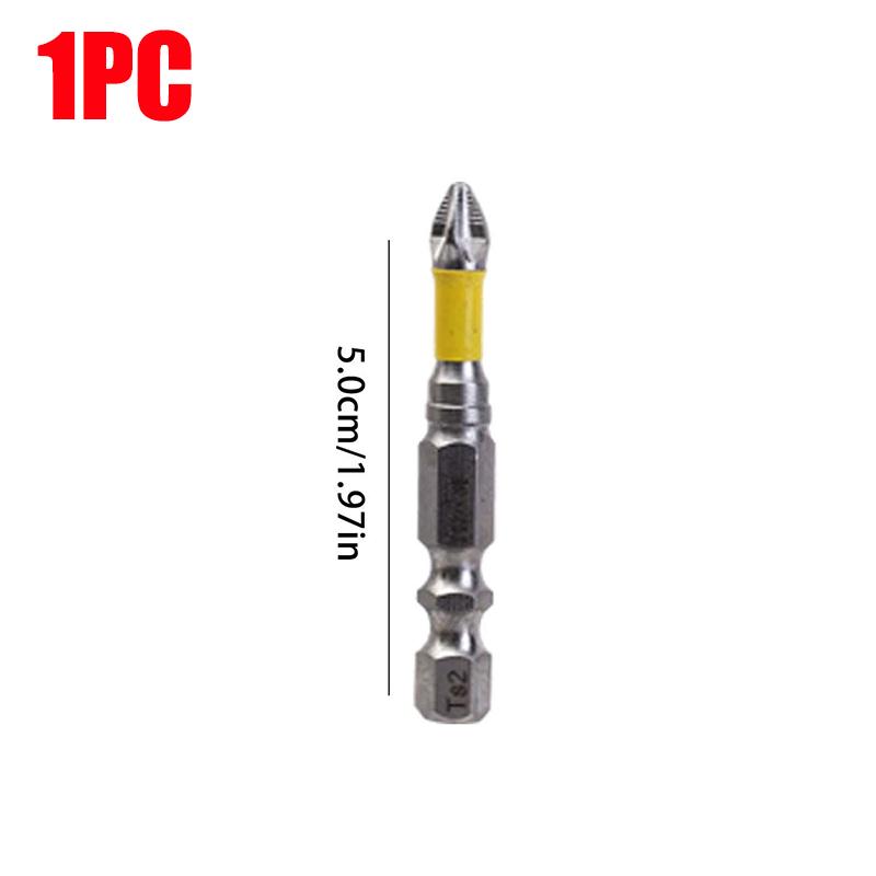 Magnetic Screwdriver Bit Hex Shank Head Drill Bits Screw Driver Anti-slip Screwdriver Drills For Woodworking Repair Hand Tools