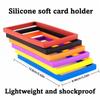 Trading Card Soft Silicone Frame Silicone Tight Fit 35PT Protective Case Shock Absorption Lightweight Rating Cards Holder