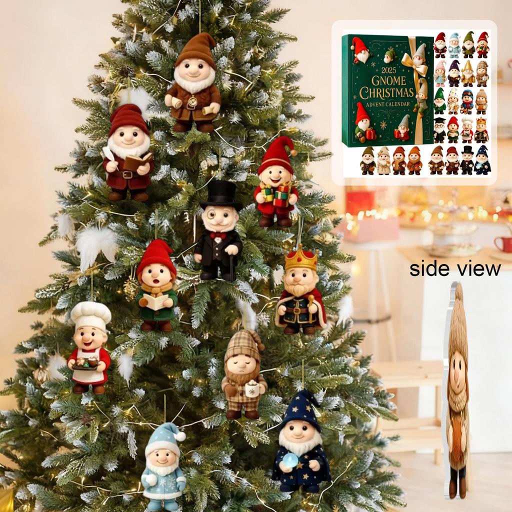 Vánoční adventní kalendář trpaslíka