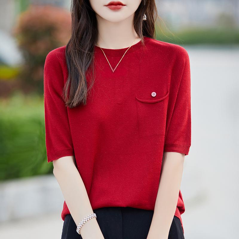 Summer Shirt for Women - 50% Mulberry Silk Blend | Wrinkle-Free & UV Protection | Luxe Lightweight Top