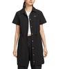 Nike Sportswear Everything Wovens Fashion Simple Beautiful Trendy Short Sleeve Dress Women Dresses Black HJ1145-010
