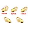 50pcs Rectangular Lobster Clasp Connectors, Iron Metal Hook for DIY Bracelet Necklace Making, Jewelry Findings Accessories