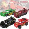 Alloy Racing Car Toy Collection Featuring Mater Orange Bad Guy And Lightning Mcqueen