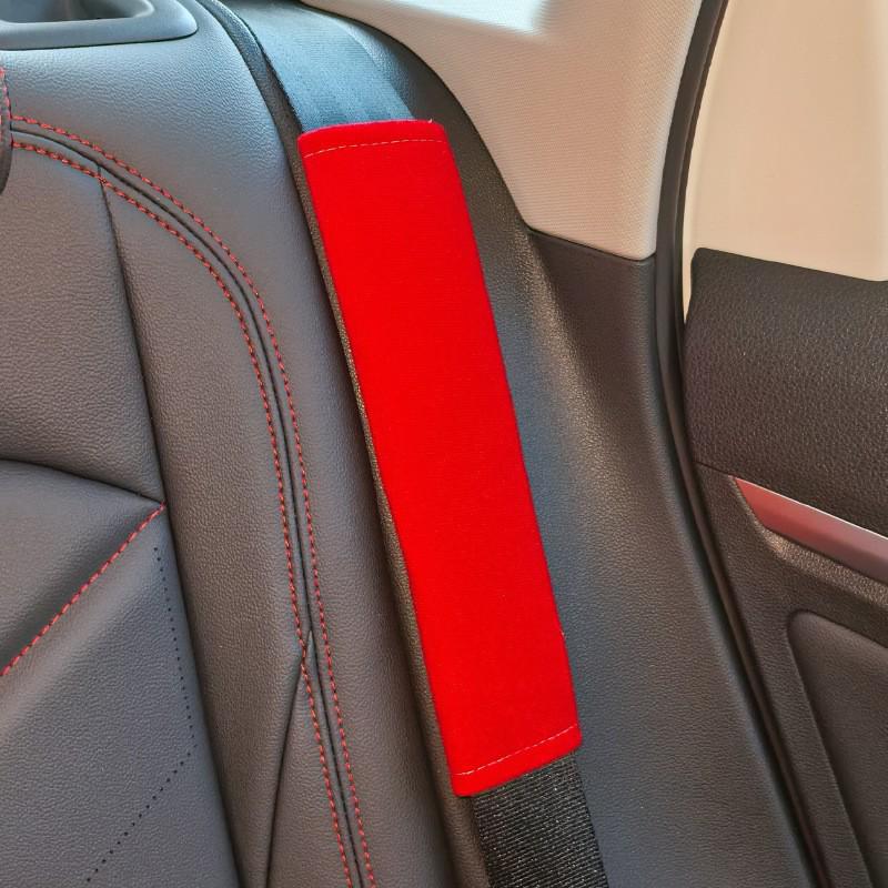 Universal Soft Ice Silk Seat Belt Cover - Plush, Anti-Choking, All-Season