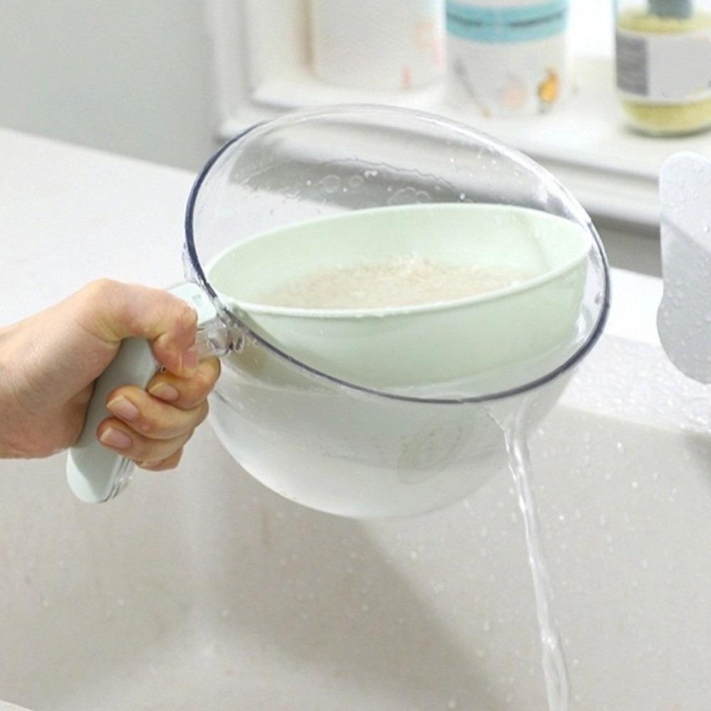 Multifunctional Rice Washing Basket Double Layer Food Cleaning Box Draining Basket  Kitchen