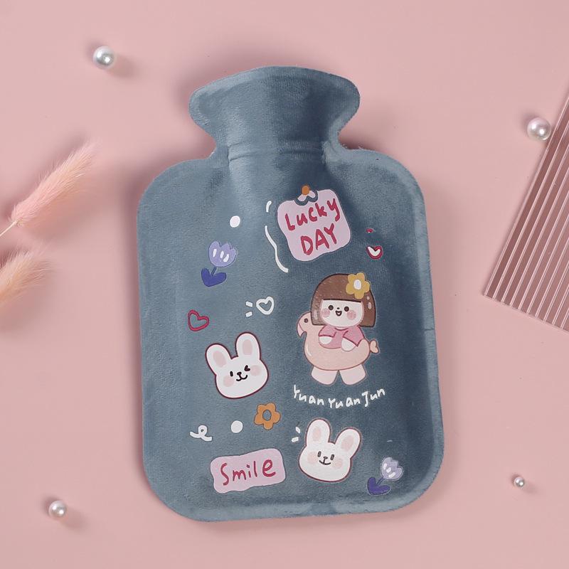 Mini Plush Cartoon Hot Water Bottle & Hand Warmer