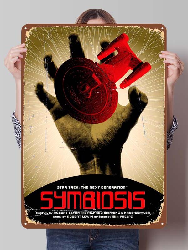 Klassische Filmplakate Star Treks Metallschilder Schlafzimmerdekoration Wohnzimmerdekor Männer Benutzerdefinierte Blechschilder für Wandkunst Dekoration