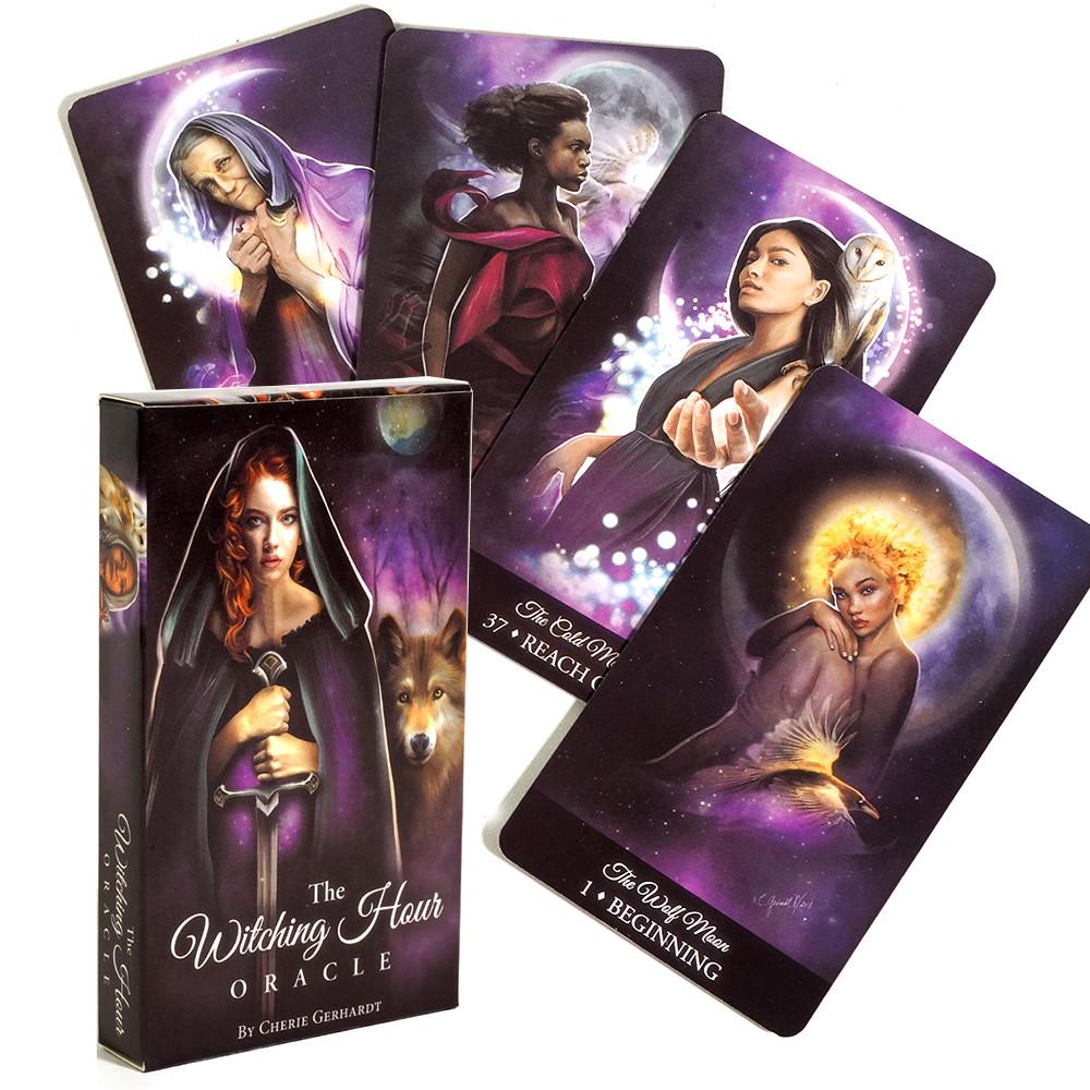 10.3*6cm The Witching Hour Oracle Cards By Cherie Gerhardt 39 Pcs Cards With Pdf Guidebook