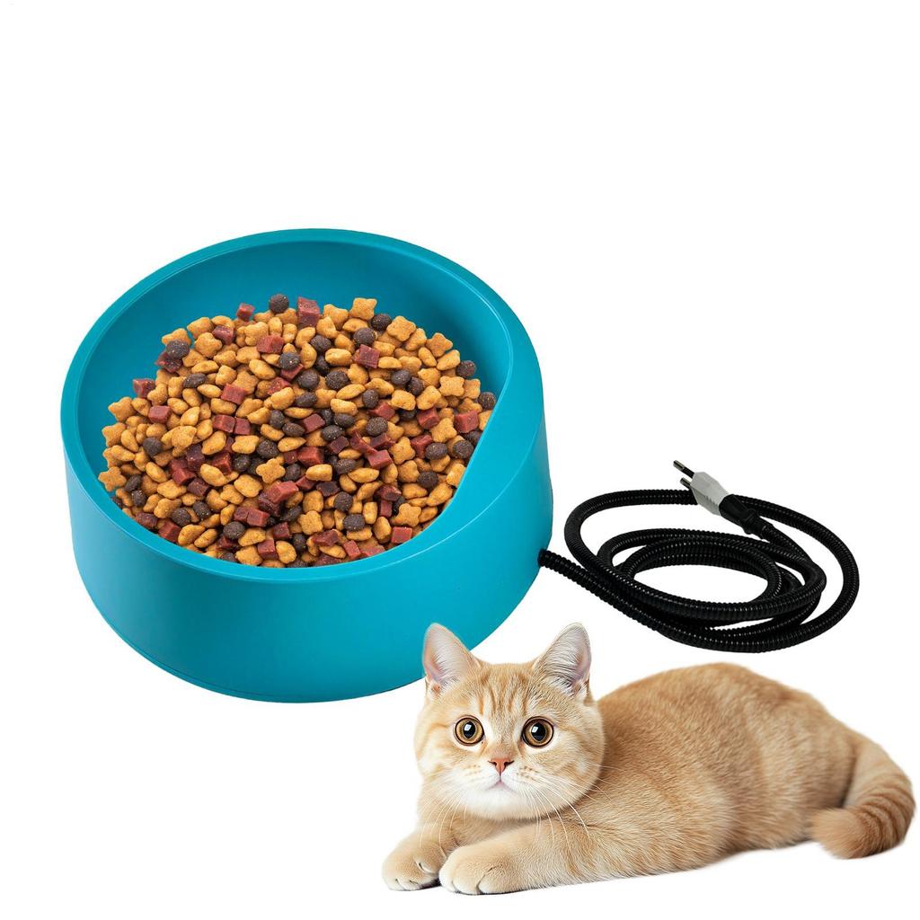 Pet Constant Temperature Heated Drinking Bowl Cat Dog Water Bowl Heated Drinking Dispenser For Farm Chicken Duck Feeding Tools