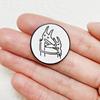 Rock Band Cartoon Metal Badge - Twin Fantasy Music Album Pin Brooch